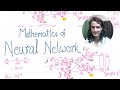 Mathematics of neural network