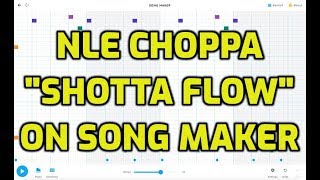 "Shotta Flow" NLE Choppa beat on Song Maker by Chrome Music Lab screenshot 4