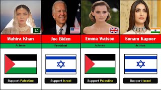 Famous Celebrities Who SUPPORT Palestine or Israel 2024