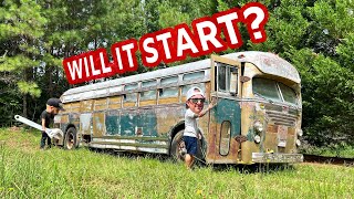 This 1948 Vintage Bus Has Been Abandoned For 25 Years...Will It Start Up Again?
