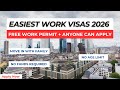 Easiest Work Visas in 2026 That Almost Anyone Can Get