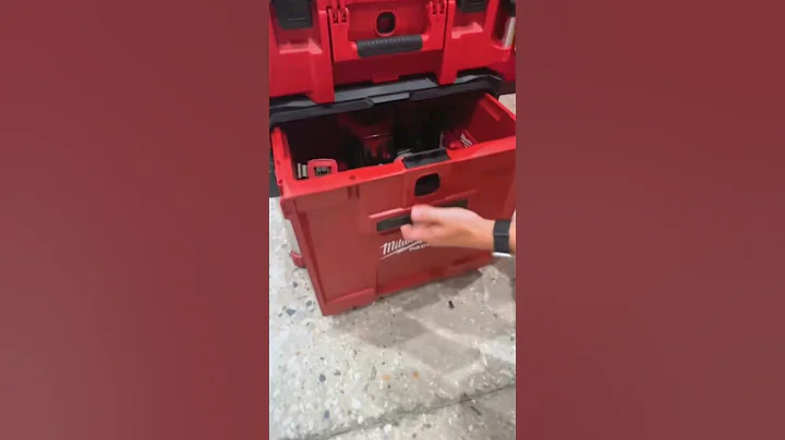 New @MilwaukeeTool PACKOUT™ Rolling Drawer Tool Box. vid courtesy @MODERNMILT  #packout #shorts