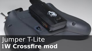 Jumper T-Lite: 1W Crossfire mod (powers off when radio is off or when using internal module)