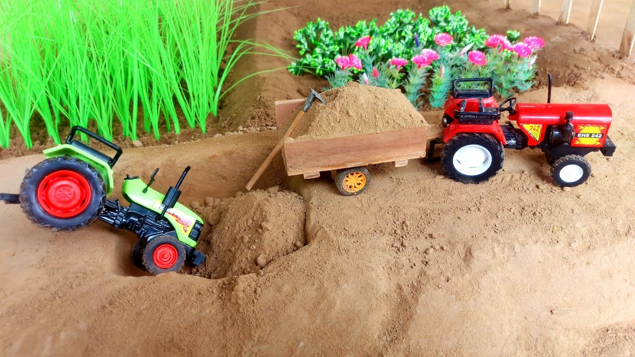Diy Mini Tractor Fully loaded soil | Science Project | Mini Tractor ...