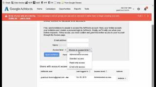 How to Grant Third Party Access to your Google Adwords account
