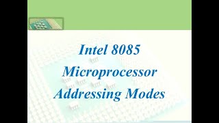Addressing Modes in 8085 Microprocessor