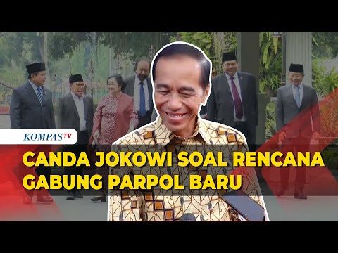 Canda Jokowi Ditanya Soal Rencana Gabung ke Partai Politik Baru Usai Tak Dianggap PDIP @kompastv