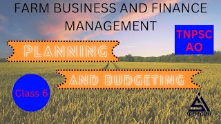 Farm Planning And Budgeting Farm Businesses Management Self Study