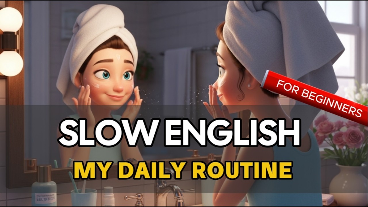 Daily English Routine Practice | Simple Listening for Beginners - YouTube
