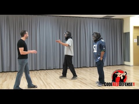 Facing 2 Attackers - Knife Defense Drill
