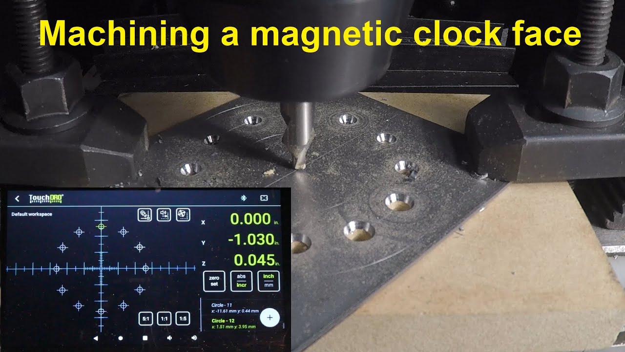 Machining a clock face YouTube