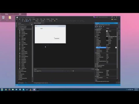 Visual Studio 2015: Tutorial - Basic Login Form