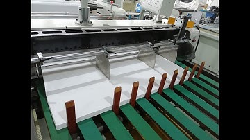 HQJ-D Automatic Stacking Paper Roll To Sheets Cutting Machine With Elevating And Conveying Tabel