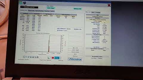 Microtrac S3500 Wet Analyzer  System W: Turbotrac Dry Feeder & SDC (7268)R
