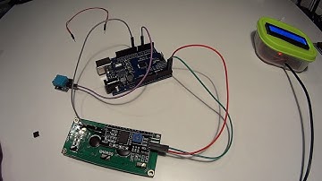 Как подключить DHT11 DHT22 к ардуино и вывести через I2C дисплей 16х2