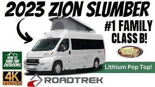 2023 Roadtrek Zion Slumber Class B Camper Van Walkthrough in 4K