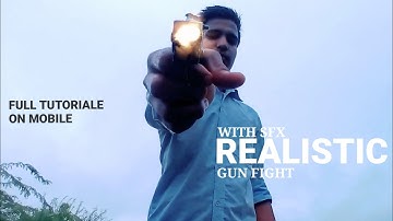 How to shoot & edit Gunshot fight 🔥| Kinemaster gun fire VFX