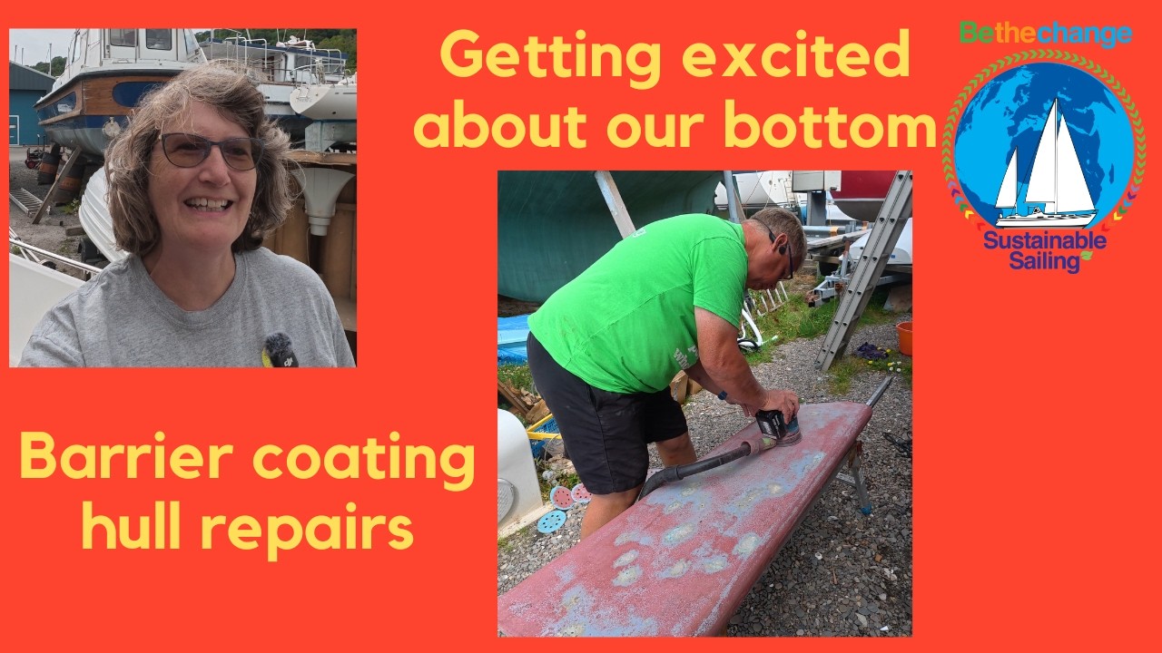 ⁣Fixing Our Scabby Boat Bottom: Epoxy Barrier Coat DIY #BoatRefit #DIY #epoxy