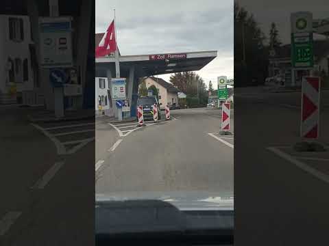 Граница Германия Швейцария. Полное видео на канале.