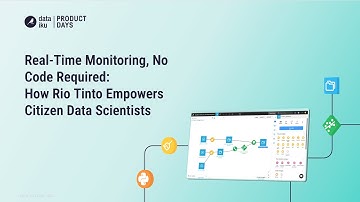 Real-Time Monitoring, No Code Required: How Rio Tinto Empowers Citizen Data Scientists
