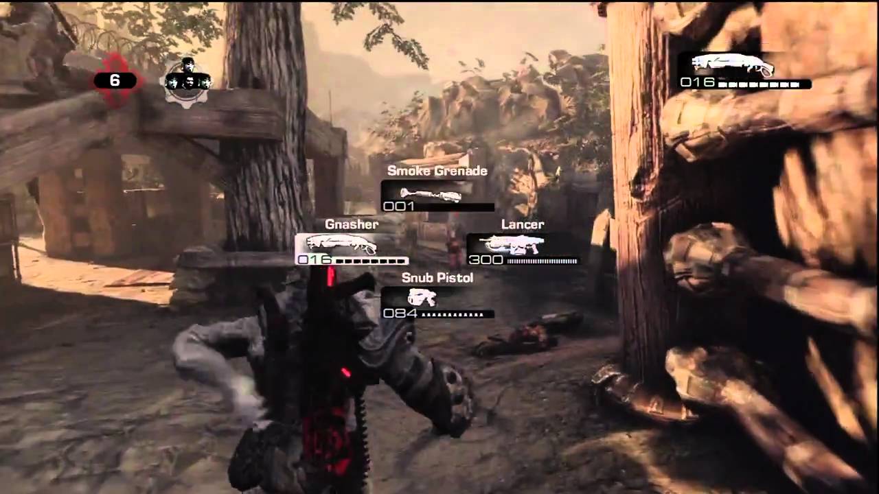 AngryFacing Plays - Gears of War 3 Beta - Team Deathmatch on Trenches [HD Gameplay]