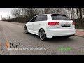 Audi rs3 8p 25 tfsi  rcp exhausts  turboback exhaust