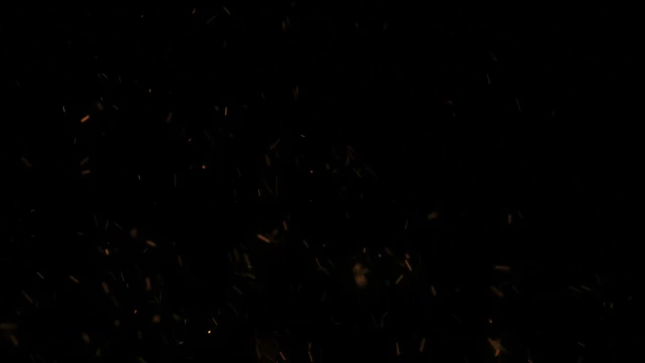 [4K] Fire Embers Overlay - Stock Video