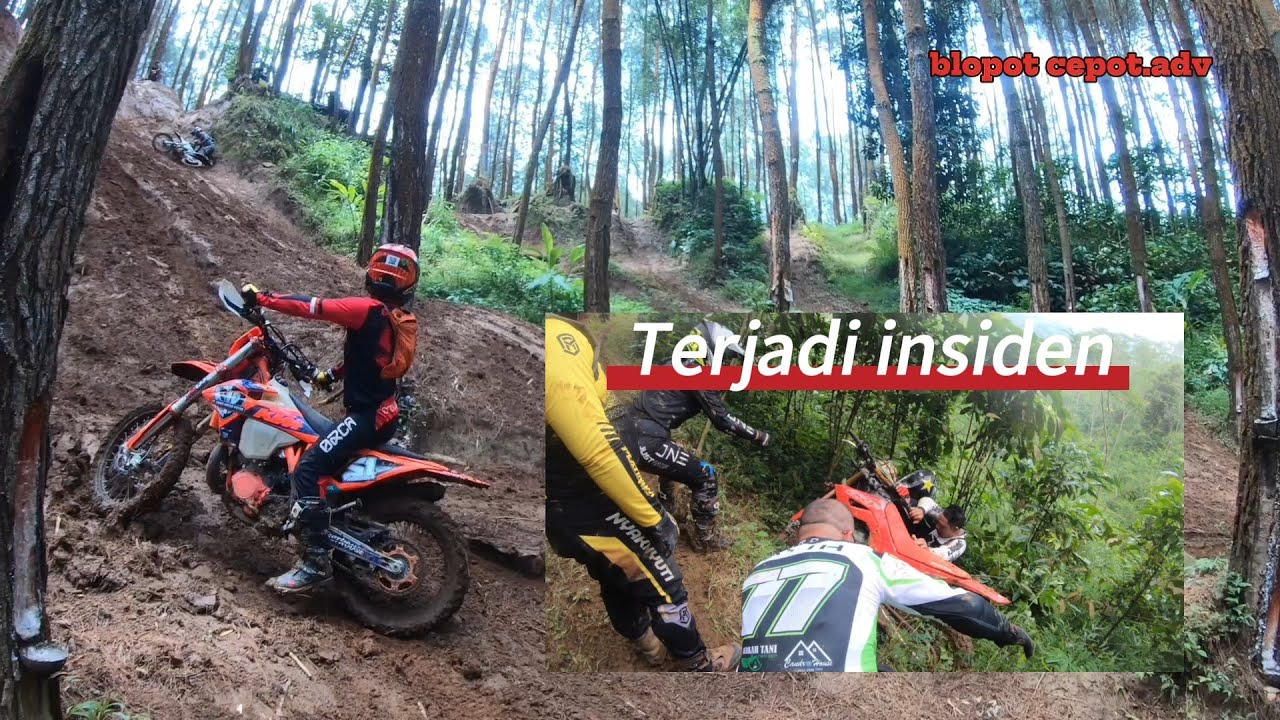 Terjadi insiden.. terperosok