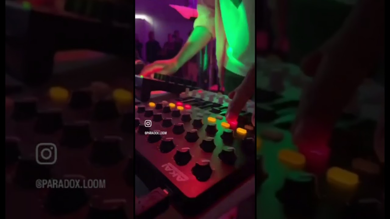 ACID PLACID - La soir&eacute;e techno (live) #shorts