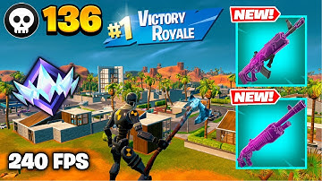 Fortnite Unreal Ranked Reload | High Kill Gameplay | Keyboard & Mouse | 240 FPS