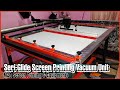 Screen printing equipments seriglide screen printing vacuum unit  flat bed screen printing table