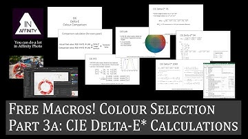 Free Macros! Colour Selection Part 3a: CIE Delta-E* Calculation