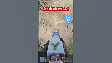 Stock AK vs Upgraded AK recoil 🛢 Rust Console 🎮 PS4, Xbox