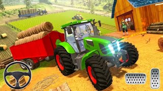 Tractor Trolley Drive Offroad Cargo Tractor Games #3 - Android Games screenshot 5