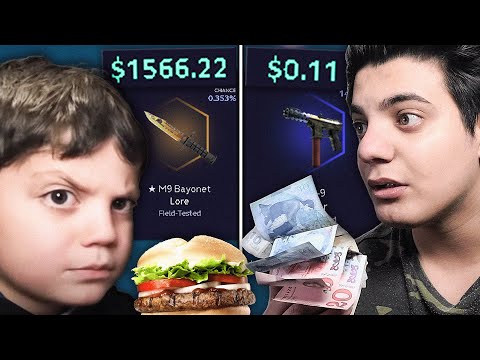 გამოვიწვიე დათუნა ბურგერებზე🍔CASE OPENING #2