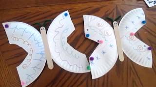 DIY Paper Plate Butterfly