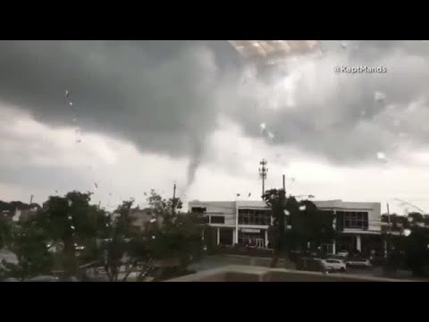 SOCIAL MEDIA VIDEO: Tornado touches down in New Jersey - YouTube