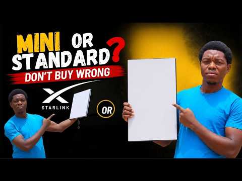 Which Starlink Dish Is Better? (The Nigerian Answer) Standard or Mini Dish