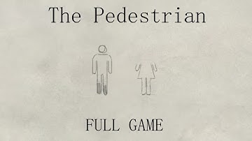 THE PEDESTRIAN FULL GAME Complete walkthrough gameplay - ALL PUZZLE SOLUTIONS - No commentary