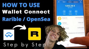 How to use Wallet Connect (Rarible, OpenSea) | Create a Rarible/OpenSea Account & Connect ETH Wallet