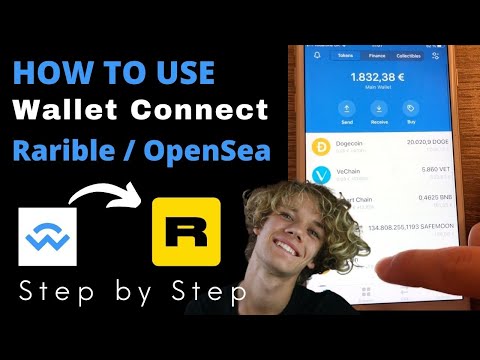 How to use Wallet Connect (Rarible, OpenSea) | Create a Rarible/OpenSea Account & Connect ETH Wallet