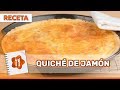 Receta de quiché de jamón