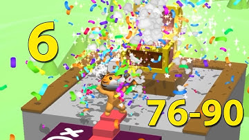 Stacky Dash Walkthrough Part 6 Level 76-90 (IOS/Android) Gameplay