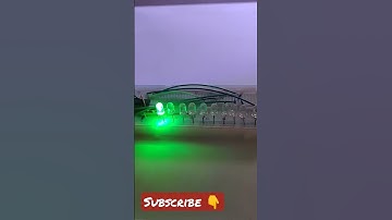 Music LED in sequence project #led #shorts #craft #electronic #viral  #arduino