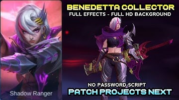 Benedetta Death Oath Collector Skin Script (Full Effects, Full Voice Lines) - No Password | MLBB