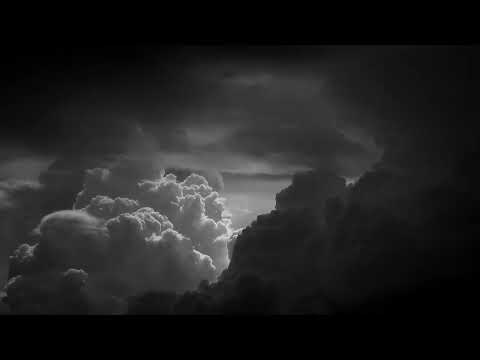 Dark Dramatic Storm Clouds | Cinematic Black & White Sky Timelapse 🌩️