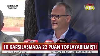 Samsunsporda İrfan Buz İsti̇fa Etti̇
