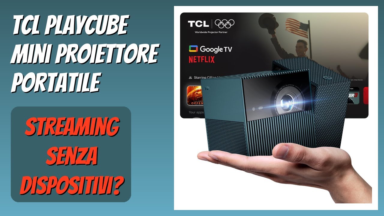 RECENSIONE (2026) : TCL PlayCube Mini Proiettore Portatile. DETTAGLI