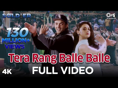 Tera Rang Balle Balle - Soldier - Bobby  Deol & Preity Zinta - Full Song