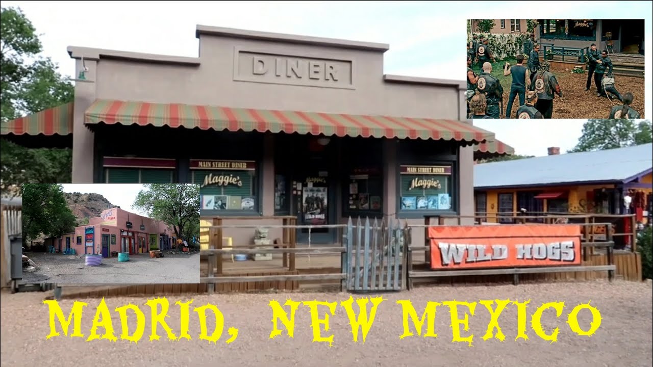 Madrid, NM / Wild Hogs movie location / Burger Boy /Scenic Drive YouTube